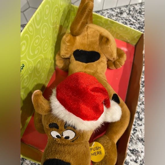 Vintage 2001 Cartoon Network Tail Wagging Singing Christmas Carols Scooby-Doo - Picture 7 of 8